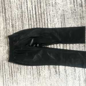 DKNY Jeans Black Faux Leather Pants